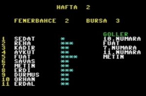 takim listeleri ve oyuncu basarilari