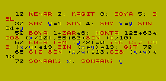 Turkce ROM keywords